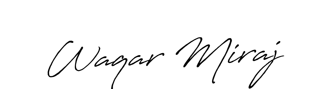 Make a beautiful signature design for name Waqar Miraj. Use this online signature maker to create a handwritten signature for free. Waqar Miraj signature style 7 images and pictures png