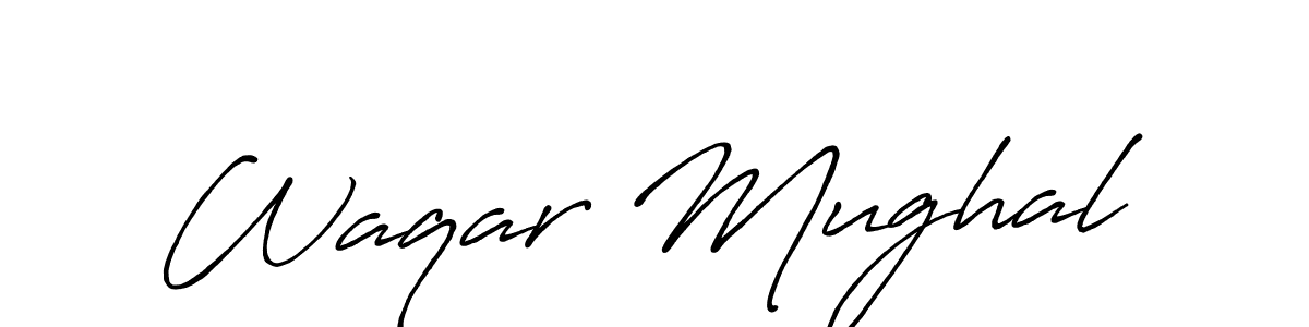 You should practise on your own different ways (Antro_Vectra_Bolder) to write your name (Waqar Mughal) in signature. don't let someone else do it for you. Waqar Mughal signature style 7 images and pictures png