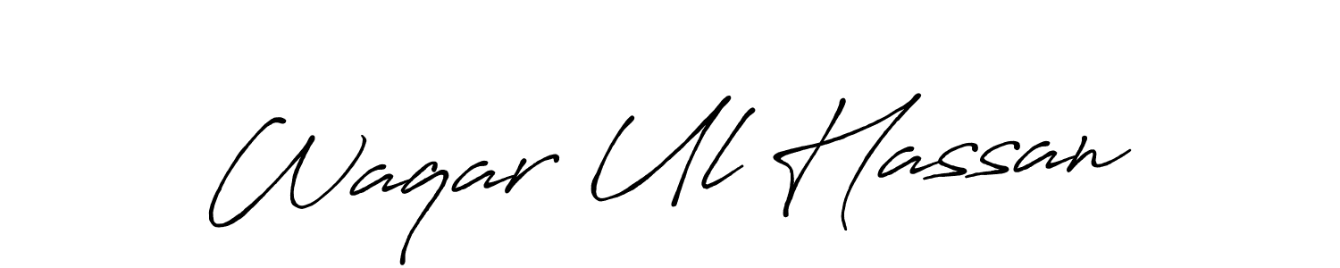 Make a beautiful signature design for name Waqar Ul Hassan. Use this online signature maker to create a handwritten signature for free. Waqar Ul Hassan signature style 7 images and pictures png