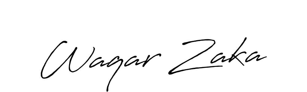 Make a beautiful signature design for name Waqar Zaka. Use this online signature maker to create a handwritten signature for free. Waqar Zaka signature style 7 images and pictures png