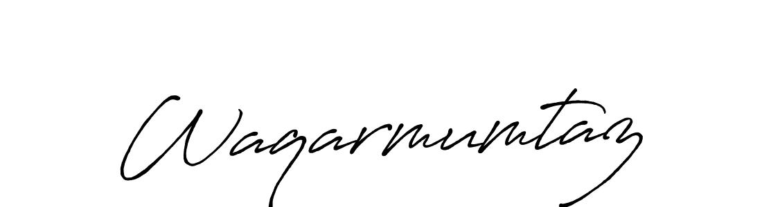 Waqarmumtaz stylish signature style. Best Handwritten Sign (Antro_Vectra_Bolder) for my name. Handwritten Signature Collection Ideas for my name Waqarmumtaz. Waqarmumtaz signature style 7 images and pictures png