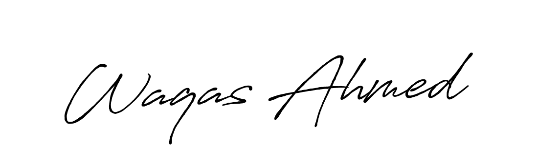 How to Draw Waqas Ahmed signature style? Antro_Vectra_Bolder is a latest design signature styles for name Waqas Ahmed. Waqas Ahmed signature style 7 images and pictures png