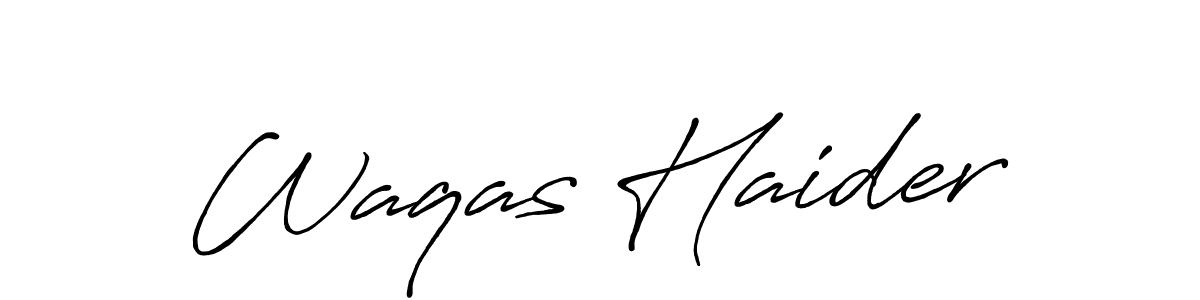 Similarly Antro_Vectra_Bolder is the best handwritten signature design. Signature creator online .You can use it as an online autograph creator for name Waqas Haider. Waqas Haider signature style 7 images and pictures png