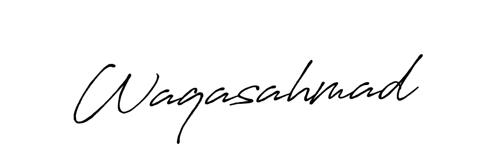 You should practise on your own different ways (Antro_Vectra_Bolder) to write your name (Waqasahmad) in signature. don't let someone else do it for you. Waqasahmad signature style 7 images and pictures png