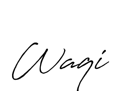 Here are the top 10 professional signature styles for the name Waqi. These are the best autograph styles you can use for your name. Waqi signature style 7 images and pictures png