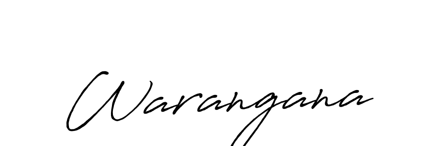 Design your own signature with our free online signature maker. With this signature software, you can create a handwritten (Antro_Vectra_Bolder) signature for name Warangana. Warangana signature style 7 images and pictures png