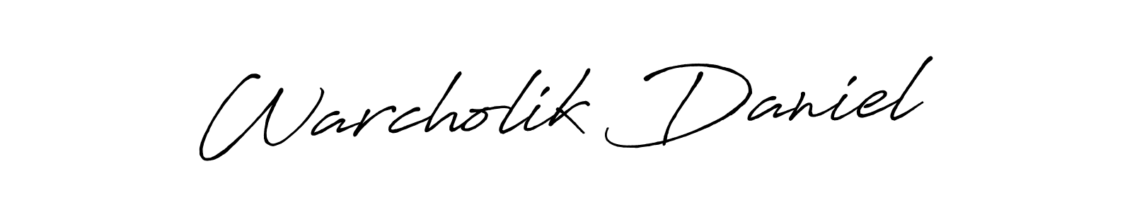 This is the best signature style for the Warcholik Daniel name. Also you like these signature font (Antro_Vectra_Bolder). Mix name signature. Warcholik Daniel signature style 7 images and pictures png