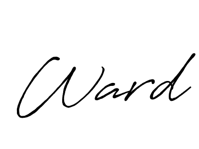 You should practise on your own different ways (Antro_Vectra_Bolder) to write your name (Ward) in signature. don't let someone else do it for you. Ward signature style 7 images and pictures png