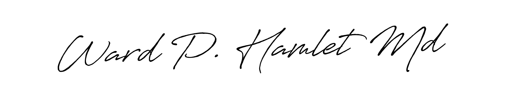 if you are searching for the best signature style for your name Ward P. Hamlet Md. so please give up your signature search. here we have designed multiple signature styles  using Antro_Vectra_Bolder. Ward P. Hamlet Md signature style 7 images and pictures png