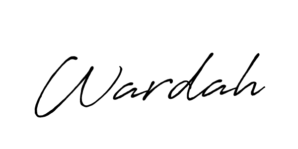 How to Draw Wardah signature style? Antro_Vectra_Bolder is a latest design signature styles for name Wardah. Wardah signature style 7 images and pictures png