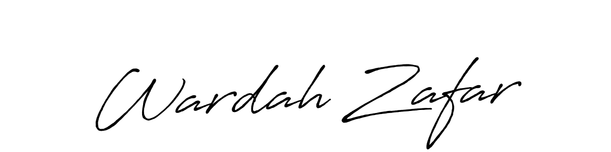 Similarly Antro_Vectra_Bolder is the best handwritten signature design. Signature creator online .You can use it as an online autograph creator for name Wardah Zafar. Wardah Zafar signature style 7 images and pictures png