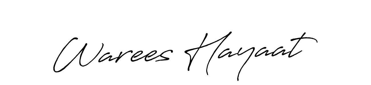 How to Draw Warees Hayaat signature style? Antro_Vectra_Bolder is a latest design signature styles for name Warees Hayaat. Warees Hayaat signature style 7 images and pictures png