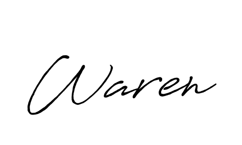 Make a beautiful signature design for name Waren. Use this online signature maker to create a handwritten signature for free. Waren signature style 7 images and pictures png