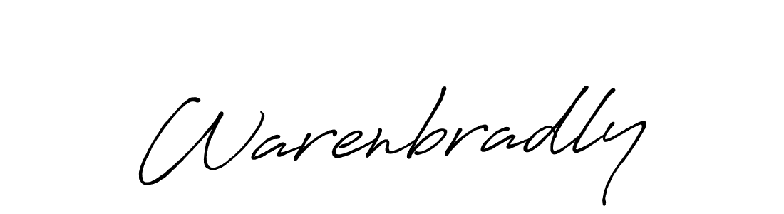 Design your own signature with our free online signature maker. With this signature software, you can create a handwritten (Antro_Vectra_Bolder) signature for name Warenbradly. Warenbradly signature style 7 images and pictures png