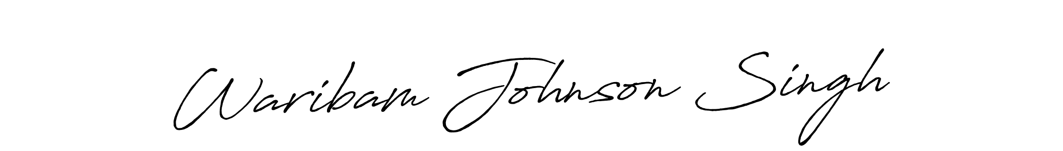 Once you've used our free online signature maker to create your best signature Antro_Vectra_Bolder style, it's time to enjoy all of the benefits that Waribam Johnson Singh name signing documents. Waribam Johnson Singh signature style 7 images and pictures png