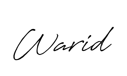 The best way (Antro_Vectra_Bolder) to make a short signature is to pick only two or three words in your name. The name Warid include a total of six letters. For converting this name. Warid signature style 7 images and pictures png