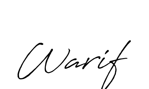 Also You can easily find your signature by using the search form. We will create Warif name handwritten signature images for you free of cost using Antro_Vectra_Bolder sign style. Warif signature style 7 images and pictures png