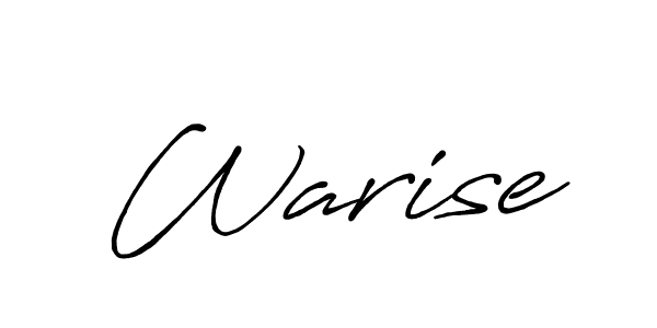 Best and Professional Signature Style for Warise. Antro_Vectra_Bolder Best Signature Style Collection. Warise signature style 7 images and pictures png