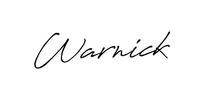 Make a beautiful signature design for name Warnick. Use this online signature maker to create a handwritten signature for free. Warnick signature style 7 images and pictures png