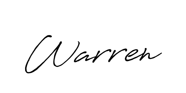 Also we have Warren name is the best signature style. Create professional handwritten signature collection using Antro_Vectra_Bolder autograph style. Warren signature style 7 images and pictures png