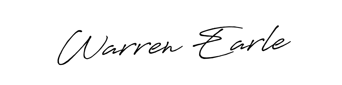 Use a signature maker to create a handwritten signature online. With this signature software, you can design (Antro_Vectra_Bolder) your own signature for name Warren Earle. Warren Earle signature style 7 images and pictures png
