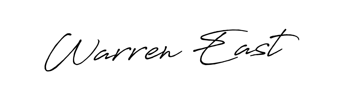 Make a beautiful signature design for name Warren East. Use this online signature maker to create a handwritten signature for free. Warren East signature style 7 images and pictures png