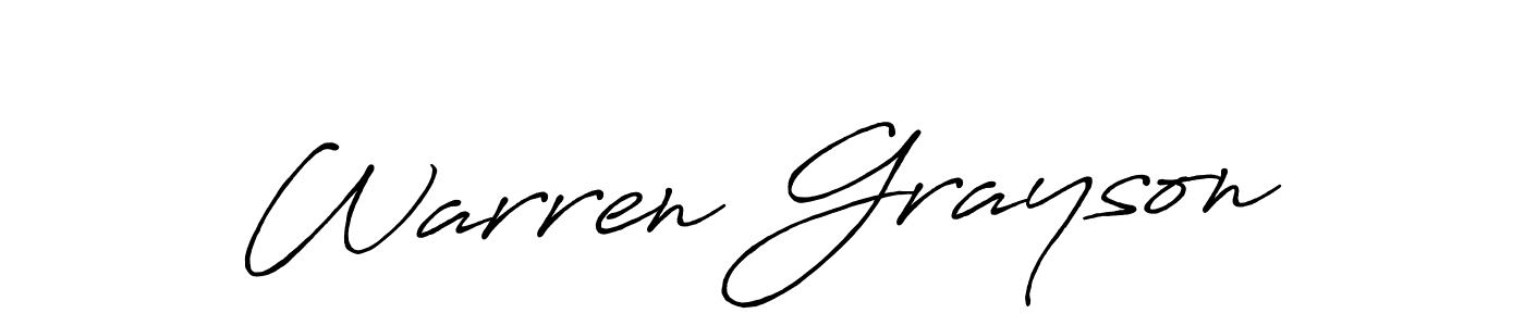 Make a short Warren Grayson signature style. Manage your documents anywhere anytime using Antro_Vectra_Bolder. Create and add eSignatures, submit forms, share and send files easily. Warren Grayson signature style 7 images and pictures png