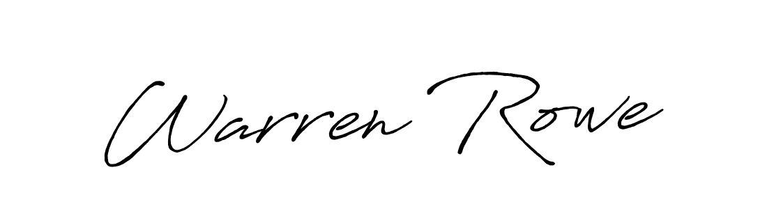 Antro_Vectra_Bolder is a professional signature style that is perfect for those who want to add a touch of class to their signature. It is also a great choice for those who want to make their signature more unique. Get Warren Rowe name to fancy signature for free. Warren Rowe signature style 7 images and pictures png