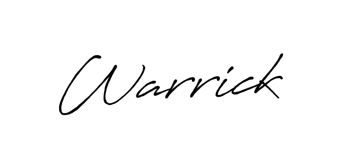 Make a short Warrick signature style. Manage your documents anywhere anytime using Antro_Vectra_Bolder. Create and add eSignatures, submit forms, share and send files easily. Warrick signature style 7 images and pictures png