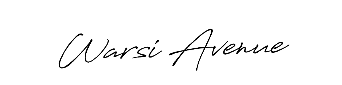 Here are the top 10 professional signature styles for the name Warsi Avenue. These are the best autograph styles you can use for your name. Warsi Avenue signature style 7 images and pictures png