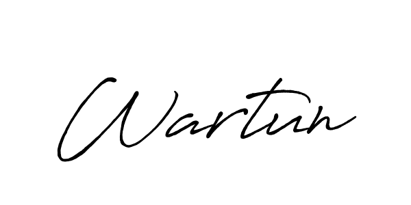 You should practise on your own different ways (Antro_Vectra_Bolder) to write your name (Wartun) in signature. don't let someone else do it for you. Wartun signature style 7 images and pictures png