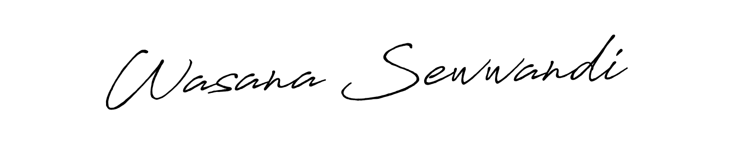 Use a signature maker to create a handwritten signature online. With this signature software, you can design (Antro_Vectra_Bolder) your own signature for name Wasana Sewwandi. Wasana Sewwandi signature style 7 images and pictures png