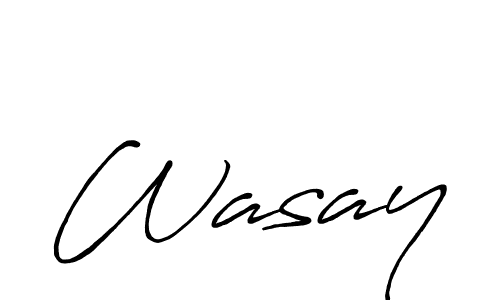 You should practise on your own different ways (Antro_Vectra_Bolder) to write your name (Wasay) in signature. don't let someone else do it for you. Wasay signature style 7 images and pictures png