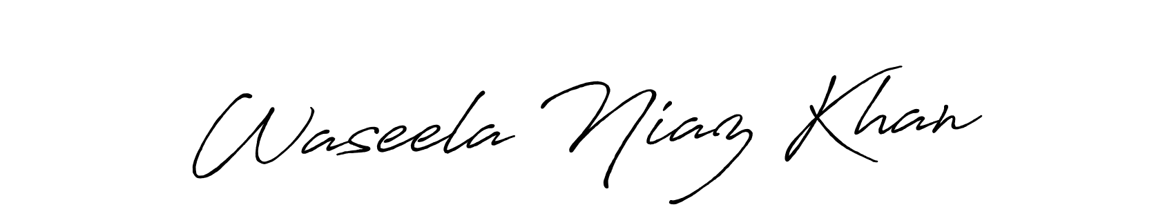 You should practise on your own different ways (Antro_Vectra_Bolder) to write your name (Waseela Niaz Khan) in signature. don't let someone else do it for you. Waseela Niaz Khan signature style 7 images and pictures png