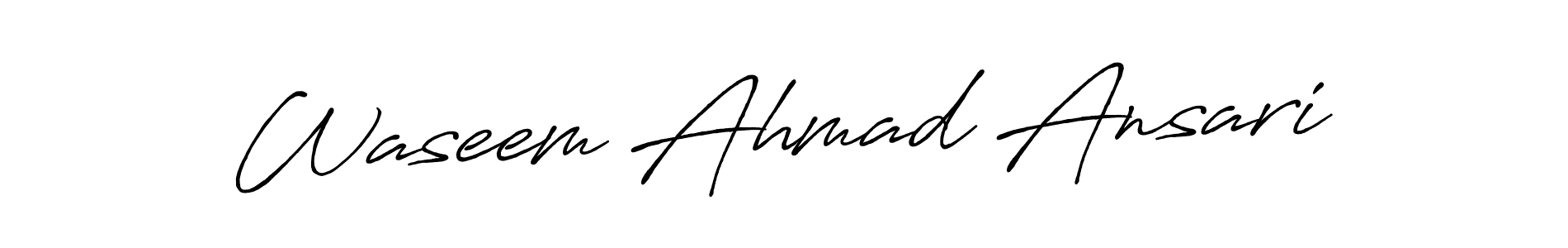 Make a short Waseem Ahmad Ansari signature style. Manage your documents anywhere anytime using Antro_Vectra_Bolder. Create and add eSignatures, submit forms, share and send files easily. Waseem Ahmad Ansari signature style 7 images and pictures png