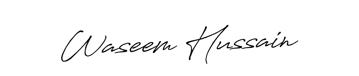 How to Draw Waseem Hussain signature style? Antro_Vectra_Bolder is a latest design signature styles for name Waseem Hussain. Waseem Hussain signature style 7 images and pictures png