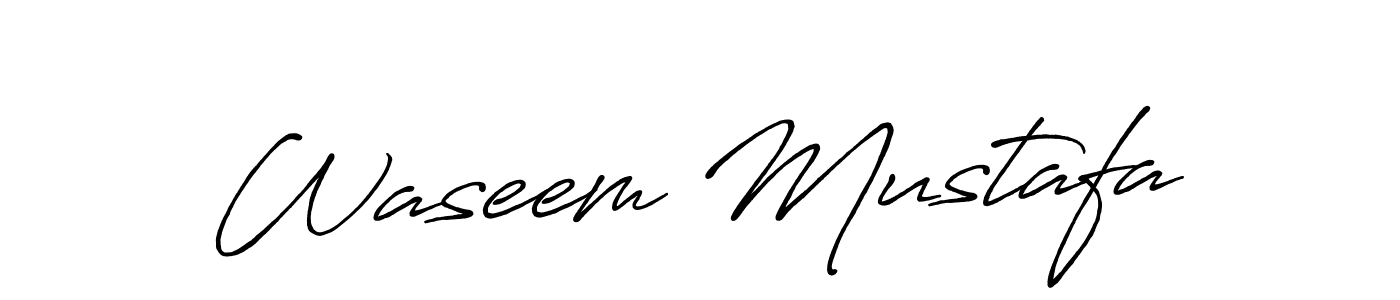 Also You can easily find your signature by using the search form. We will create Waseem Mustafa name handwritten signature images for you free of cost using Antro_Vectra_Bolder sign style. Waseem Mustafa signature style 7 images and pictures png