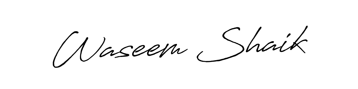 Best and Professional Signature Style for Waseem Shaik. Antro_Vectra_Bolder Best Signature Style Collection. Waseem Shaik signature style 7 images and pictures png