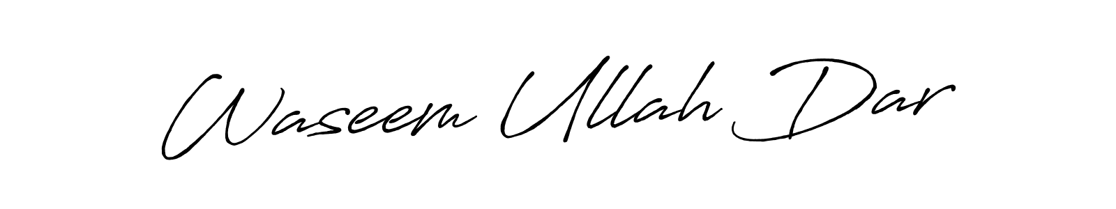 This is the best signature style for the Waseem Ullah Dar name. Also you like these signature font (Antro_Vectra_Bolder). Mix name signature. Waseem Ullah Dar signature style 7 images and pictures png