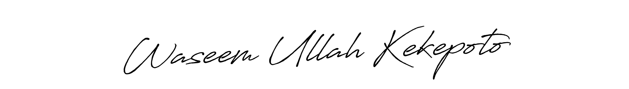 How to make Waseem Ullah Kekepoto signature? Antro_Vectra_Bolder is a professional autograph style. Create handwritten signature for Waseem Ullah Kekepoto name. Waseem Ullah Kekepoto signature style 7 images and pictures png