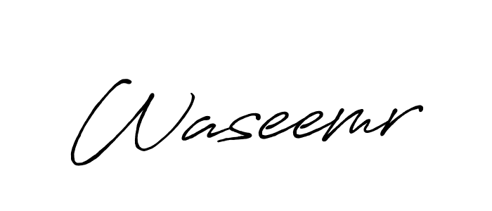 Create a beautiful signature design for name Waseemr. With this signature (Antro_Vectra_Bolder) fonts, you can make a handwritten signature for free. Waseemr signature style 7 images and pictures png