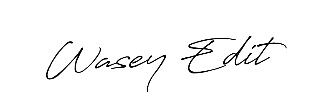 How to Draw Wasey Edit signature style? Antro_Vectra_Bolder is a latest design signature styles for name Wasey Edit. Wasey Edit signature style 7 images and pictures png