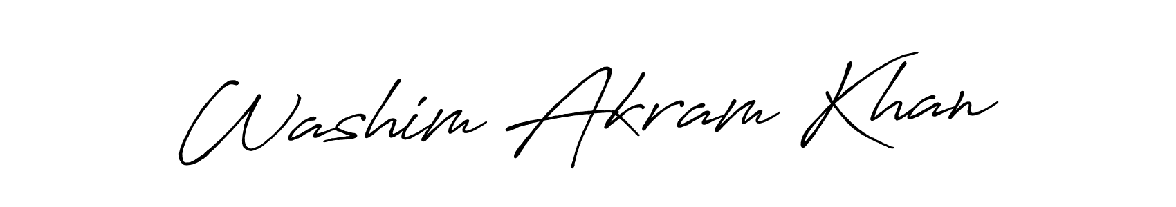 The best way (Antro_Vectra_Bolder) to make a short signature is to pick only two or three words in your name. The name Washim Akram Khan include a total of six letters. For converting this name. Washim Akram Khan signature style 7 images and pictures png