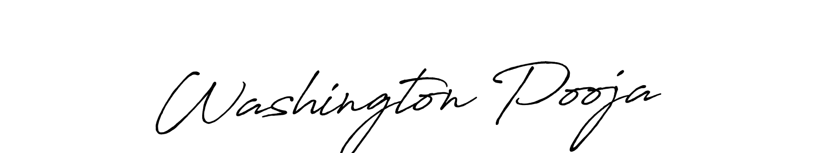 Use a signature maker to create a handwritten signature online. With this signature software, you can design (Antro_Vectra_Bolder) your own signature for name Washington Pooja. Washington Pooja signature style 7 images and pictures png