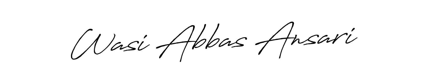 Best and Professional Signature Style for Wasi Abbas Ansari. Antro_Vectra_Bolder Best Signature Style Collection. Wasi Abbas Ansari signature style 7 images and pictures png