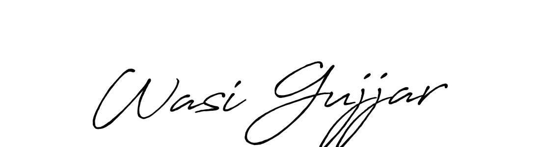 Make a beautiful signature design for name Wasi Gujjar. Use this online signature maker to create a handwritten signature for free. Wasi Gujjar signature style 7 images and pictures png