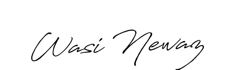 Design your own signature with our free online signature maker. With this signature software, you can create a handwritten (Antro_Vectra_Bolder) signature for name Wasi Newaz. Wasi Newaz signature style 7 images and pictures png