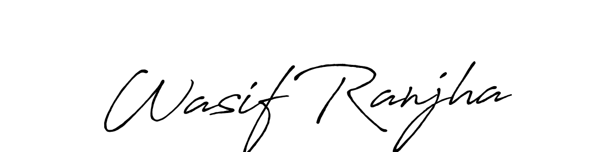 Best and Professional Signature Style for Wasif Ranjha. Antro_Vectra_Bolder Best Signature Style Collection. Wasif Ranjha signature style 7 images and pictures png