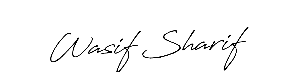 Make a short Wasif Sharif signature style. Manage your documents anywhere anytime using Antro_Vectra_Bolder. Create and add eSignatures, submit forms, share and send files easily. Wasif Sharif signature style 7 images and pictures png