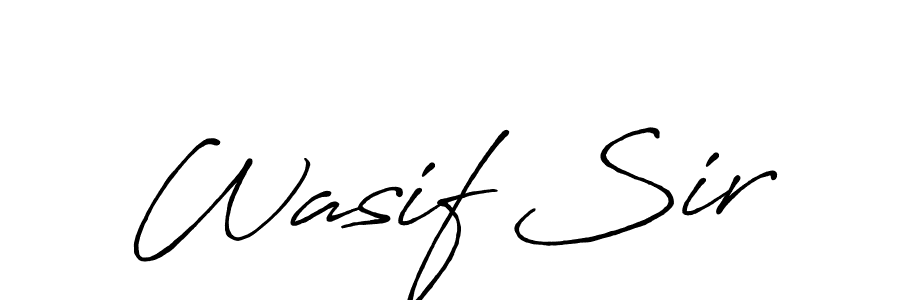 Best and Professional Signature Style for Wasif Sir. Antro_Vectra_Bolder Best Signature Style Collection. Wasif Sir signature style 7 images and pictures png
